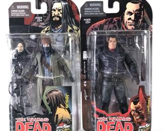 (2) McFarlane Toys The Walking Dead Action Figures