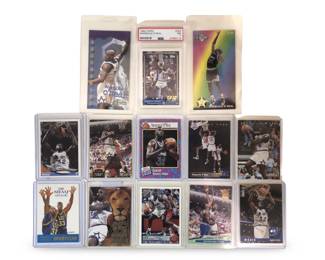 (13) Assorted Shaq O’Neal 90’s NBA Trading Cards