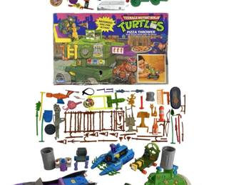 TMNT Pizza Thrower Vehicle Toy & Accessories