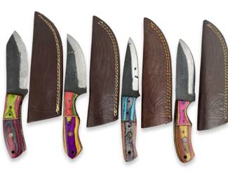 4pc Handcrafted Steel Knives