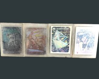 4pc 1990-91 Marvel Universe Holo Cards