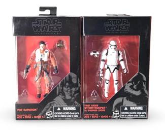 (2) Star Wars The Black Series Action Figures