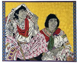 Large Francisco Villareal Huichol Yarn Folk Art