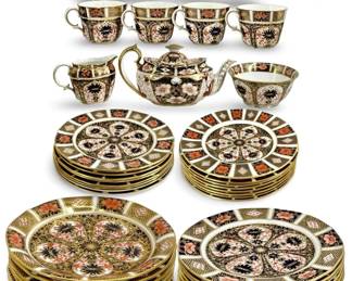 Royal Crown Derby Imari Porcelain Dishware