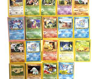 19pc Neo Genesis Vintage Pokemon Cards