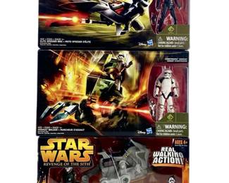 3pc Star Wars Hasbro Vehicles