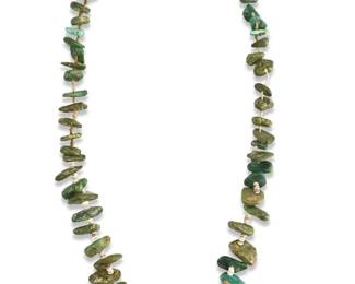 Vintage Native American Turquoise Beaded Necklace