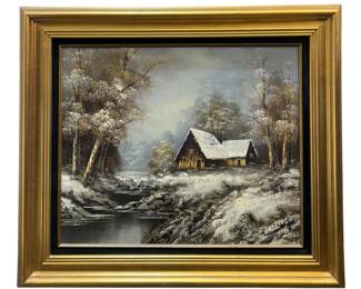 Signed James Rowlands Oil on Canvas