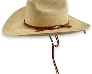 FidePal Palm Leaf Straw Cowboy Hat