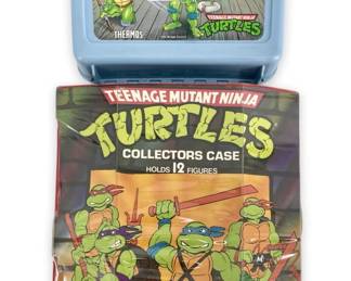 Vintage TMNT Collector’s Case and Thermos Lunchbox