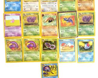 16pc Jungle/Fossil Set Pokémon Cards