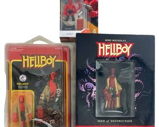 3pc Collectible Hellboy Action Figures