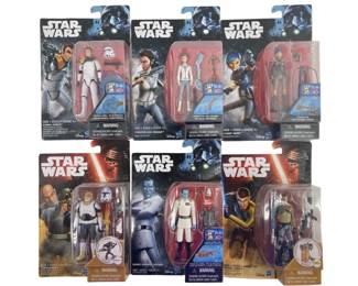 6pc Star Wars Rebels Hasbro Action Figure Set