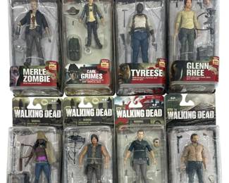 8pc The Walking Dead Action Figures