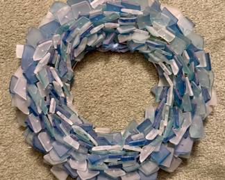 Beach Glass Wreath