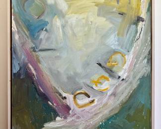 Abstract Artwork, Signed Donna Baker-Hartwell 