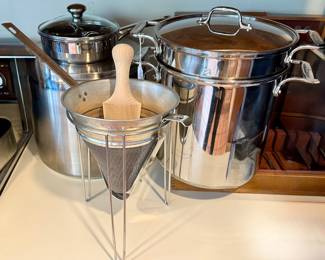 Williams Sonoma Food Puree Sieve, All Clad and Other Kitchen Items