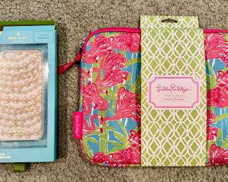 New Kate Spade Phone Case & Lilly Pulitzer Laptop Case