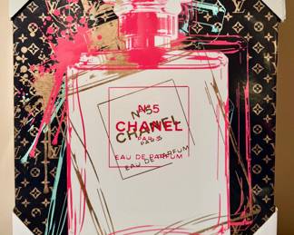 Chanel Stretched Canvas Art