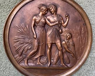 Bronze Relief Plaque