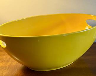 Large Yellow Bowl w/ Handles