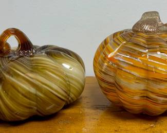 Art Glass Pumpkins