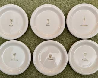 Williams Sonoma Wine Appetizer Plates
