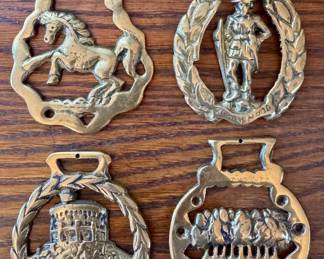 Brass Horse Medallions