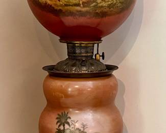 Antique "Gone with the Wind" Lamp