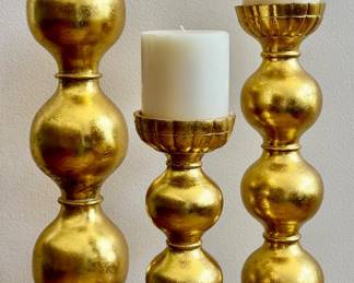 Stacked Ball Candlesticks