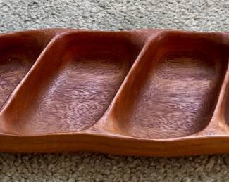 Monkey Wood Divided Tray