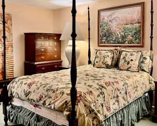 Hickory Chair Queen Four Poster Bed
