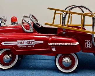 Fire Dept. Hook & Ladder Pedal Car 