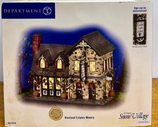 Department 56 Vineland Estates Winery