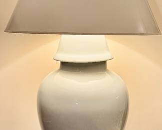 (2) Oversized Modern Table Lamps