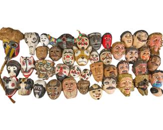 Folk Art Dance Masks