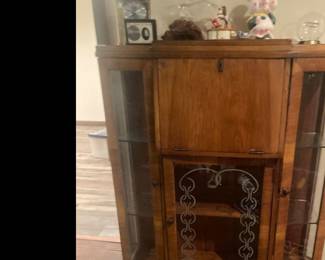 Antique oak cabinet $350