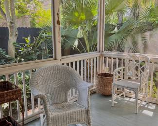 wicker and rattan porch furniture