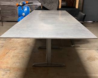 Post-Modern Aluminum & Steel table