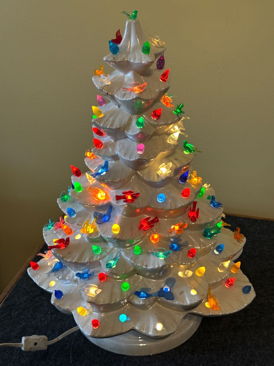 Vintage ceramic Christmas tree