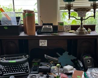 Antique drop front desk