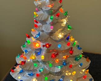 Vintage ceramic Christmas tree