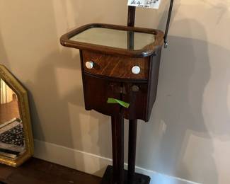 Antique shaving stand.   