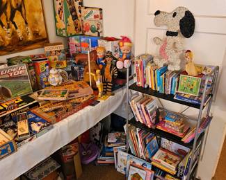 Loads of vintage toys, games & children's books from the 1950's, 60's, 70's, 80's & 90's. 