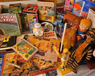 Loads of vintage toys & games from the 1950's, 60's, 70's, 80's & 90's. 