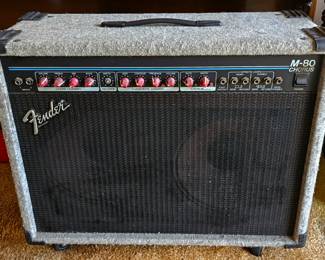 FENDER M-80 Chorus Solid State Guitar Amplifier Combo Amp.