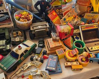 Loads of vintage toys & games from the 1950's, 60's, 70's, 80's & 90's. 
