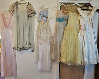Loads of vintage women's & children's clothes, purses, hats & access. from the 1940's thru the 1970's.