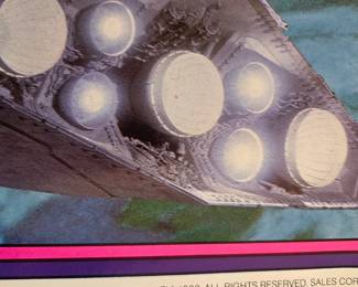 Vintage Star Wars posters, never unrolled, hung or displayed.