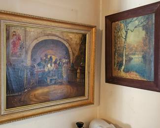 Original framed artwork.